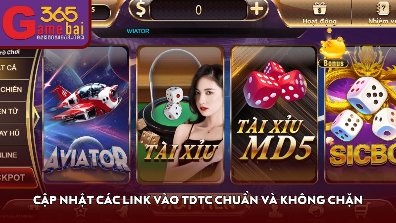 Cập nhật các link vào TDTC chuẩn và không chặn