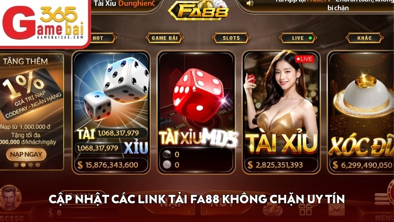 Cập nhật các link tải FA88 không chặn uy tín