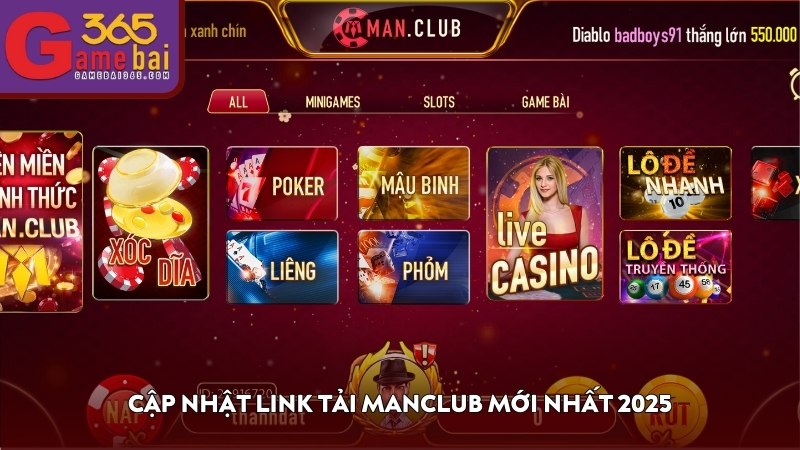 Cập nhật link tải ManClub mới nhất 2025